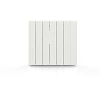 BATILEC - Radiateur ZILO 1500 W Inertie Céramique WiFi Connecté | Indice de protection IP24, Chauffage pour pièce de 15m², Fonction connectable