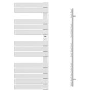 BATILEC - Sèche-serviettes sec barres plates SIGMA 750w blanc