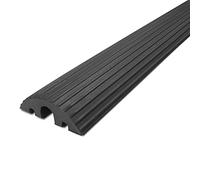 Bâtiment Câble Pont, en caoutchouc dur, 2 canaux Câble 20 x 20 mm, 1 canal 45 x 45 mm, noir, 279.21.784