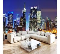 Bâtiment De La Bank Of America Papier Peint 200 x 140 cm (B x H) 3D New York Mural Poster Murale Intissé pour Chambre Salon Restaurant Personnalisé Décoration Personnalisé Décoration Murale W-37