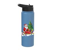 Bâtiment de Noël Brique Maître Brique Builder Stainless Steel Insulated Water Bottle