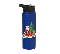 Bâtiment de Noël Brique Maître Brique Builder Stainless Steel Insulated Water Bottle