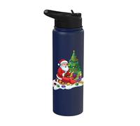 Bâtiment de Noël Brique Maître Brique Builder Stainless Steel Insulated Water Bottle