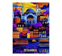 Bâtiment Dôme Coucher Puzzle, 1000 Pièces pour Adultes Haute Qualité | 38x26cm Amateurs De Puzzles, Cadeau D'anniversaire, Carton, Réduction Du Stress, Découpe Précise