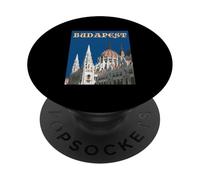 Bâtiment du Parlement Hongrois à Budapest Voyage européen PopSockets PopGrip Adhésif