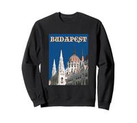 Bâtiment du Parlement hongrois à Budapest Voyage européen Sweatshirt