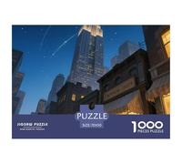 bâtiment Empire State Puzzle Adulte 1000 Pièces Bâtiment Landmark Qualité Supérieure Défi Jouet Difficile Cadeau Unique Décoration Intérieure 70x50cm/1000pcs