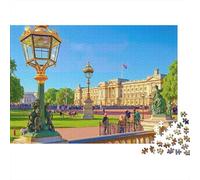 Bâtiment Palais Historique Puzzle 1000 Pièces pour Adultes Papier Vue Monument Rue Détente Interaction Familiale Décor Maison Idée Cadeau 52x38cm/1000pcs
