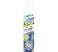 Batiste Shampooing Sec, 24h Active, Rafraichit Les Cheveux Et Apporte Du Volume, Au Contact De La Transpiration,Parfum De Fraicheur Pendant 24h,Absorbe Excès De Sebum, Sans Résidus,Sans Rinçage, 200ml