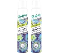 Batiste Shampooing Sec, 24h Active, Rafraichit Les Cheveux Et Apporte Du Volume, Au Contact De La Transpiration,Parfum De Fraicheur Pendant 24h,Absorbe Excès De Sebum, Sans Résidus,Sans Rinçage, 200m