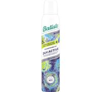 Batiste Shampooing Sec, 24h Active, Rafraichit les Cheveux et Apporte du Volume, Au Contact de la Transpiration,Parfum de Fraicheur pendant 24h,Absorbe Excès de Sebum, Sans Résidus,Sans Rinçage, 200ml