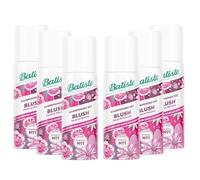 Batiste Shampooing Sec, Blush, Rafraichit les Cheveux et Apporte du Volume, Parfum Floral et Féminin, Absorbe Excès de Sebum, Sans Rinçage, 50ml (Lot de 6)