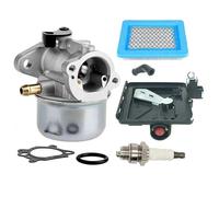 BATIVFLUG Outil Compatible avec Carburateur Compatible avec Tondeuse à Gazon Briggs & Stratton 799868 498170 799872 790821 498254 4-7HP 16401 avec Filtre à air 795259