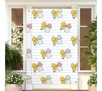 Batiyeer Grande toile de fond pour la rentrée scolaire, carnet de notes de 2 x 1,3 m avec nœud à crayon coloré, toile de fond pour premier jour d'école, décoration de salle de classe pour tableau