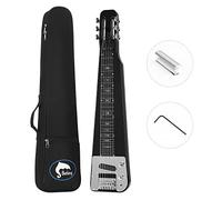 Batking Lap Steel Guitare électrique à glissière à 6 cordes Noir