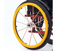 BAtlam 1 Paire 24 Pouces Fauteuil Roulant Couverture de Roue arrière Manchon de Protection Fauteuil Roulant Pousser Jante Couvre Fauteuil Roulant Roue arrière,I,24 inch