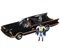 Jada Toys - 98259BK - Batmobile - 1966 Version - Avec Figurines - Echelle 1/24 - Noir/Rouge