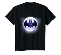 Batman 1989 Batwing Moon T-Shirt, Enfant, Noir, 6 Ans