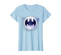 Batman 1989 Batwing Moon T-Shirt, Femme, Bleu Céleste, L