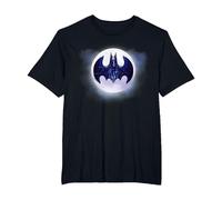 Batman 1989 Batwing Moon T-Shirt, Homme Grandes Tailles, Noir, 6X Tall