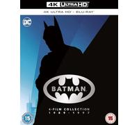 Batman 4-Film Collection 1989 - 1997 [4K Blu-ray] [2020] [Region Free]