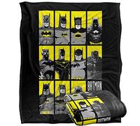 Batman 80 Years Batmen Plaid ultra doux au toucher soyeux - 152 x 127 cm