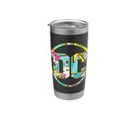 Batman 80's DC Comics Logo Gobelet isotherme en acier inoxydable double paroi