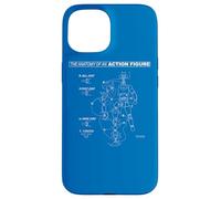 Batman Action Figure Anatomy Coque pour iPhone 15