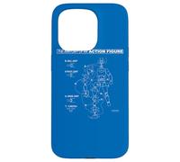 Batman Action Figure Anatomy Coque pour iPhone 15 Pro