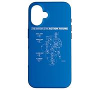 Batman Action Figure Anatomy Coque pour iPhone 16