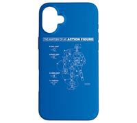 Batman Action Figure Anatomy Coque pour iPhone 16 Plus