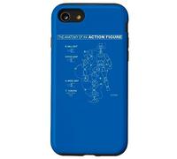 Batman Action Figure Anatomy Coque pour iPhone SE (2020) / 7/8