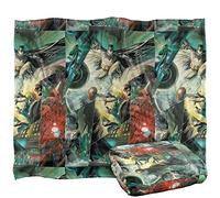 Batman Alex Ross Panels Plaid ultra doux au toucher soyeux - 152 x 127 cm