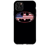 Batman American Flag Oval Coque pour iPhone 11 Pro Max