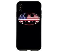 Batman American Flag Oval Coque pour iPhone XS Max