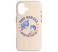 Batman and Robin Two Heroes Coque pour iPhone 16