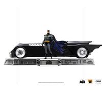 Iron Studio Batman Animated - Batman et Batmobile - Statuette ArtScale Deluxe 1/10