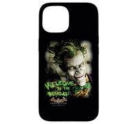Batman: Arkham Asylum Joker Welcome to The Madhouse Coque pour iPhone 15