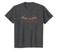 Batman: Arkham Knight Logo T-Shirt, Enfant, Chiné Foncé, 2 Ans