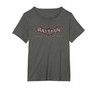 Batman: Arkham Knight Logo T-Shirt, Femme Grandes Tailles, Asphalte, 2X