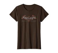 Batman: Arkham Knight Logo T-Shirt, Femme, Marron, XS