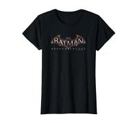 Batman: Arkham Knight Logo T-Shirt, Femme, Noir, M