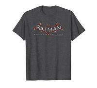 Batman: Arkham Knight Logo T-Shirt, Homme, Chiné Foncé, XXL