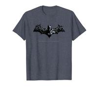 Batman Arkham Origins Shield T-Shirt, Homme, Bleu Chiné, L