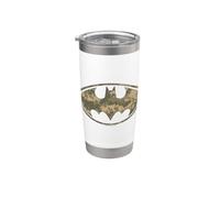 Batman Army Camo Shield Gobelet isotherme en acier inoxydable double paroi