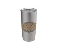 Batman Aztec Bat Logo Gobelet isotherme en acier inoxydable double paroi