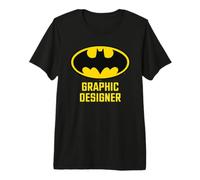 Batman Bat Graphic Designer T-Shirt Haut de Gamme