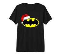 Batman Bat Symbol Christmas Santa Hat T-Shirt Haut de Gamme