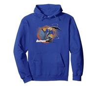 Batman Batarang Shot Sweat à Capuche, Unisexe pour Adultes, Bleu Royal, M