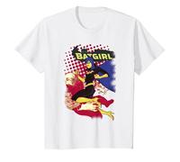 Batman Batgirl Crunch T-Shirt, Enfant, Blanc, 8 Ans